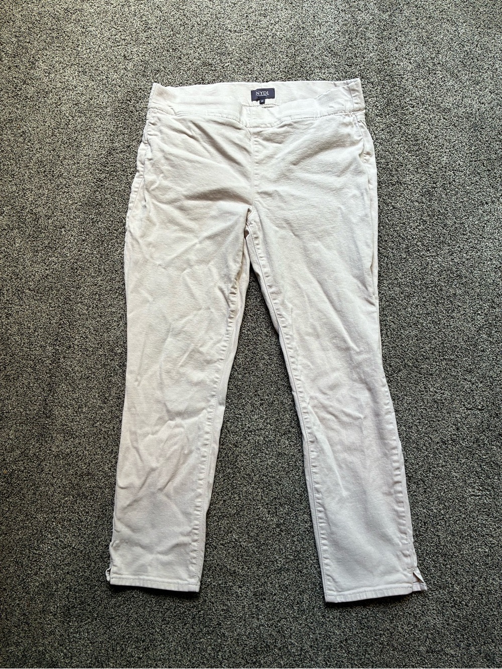 NYDJ Women’s Pull-On Skinny Ankle Khaki Pants, Size US 10
